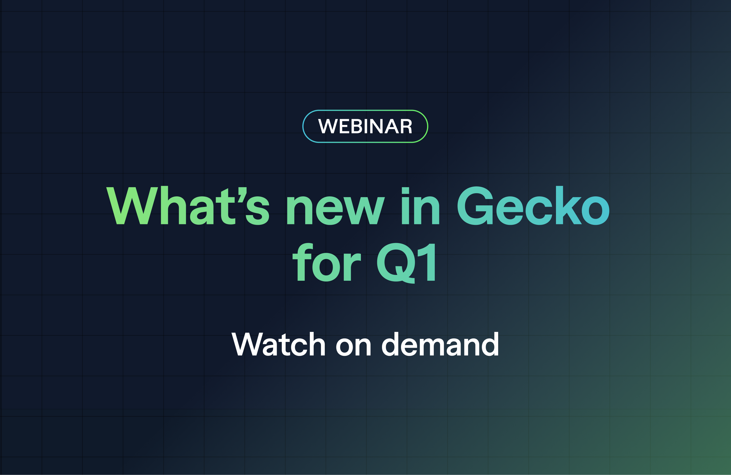What's new in Gecko: smarter chat, faster events and more control